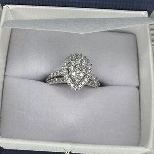 Diamond Engagement Ring Wedding Band Bridal Set